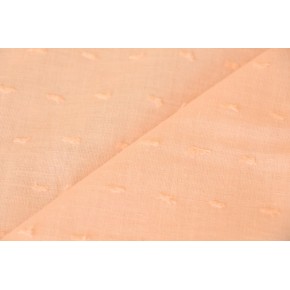Tissu plumetis abricot