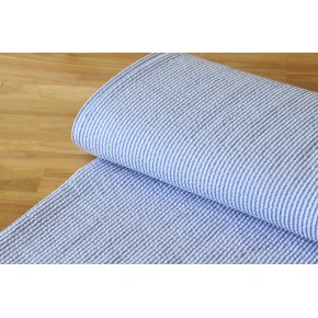 Seersucker blanc et bleu