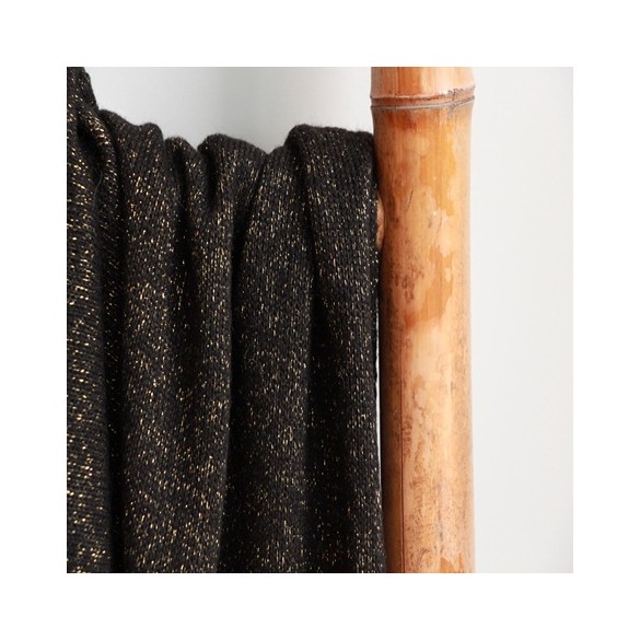 Maille lurex noire