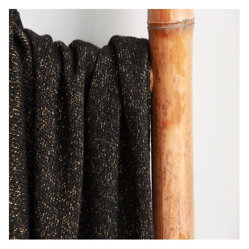 Maille lurex noire