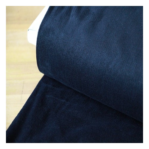Velours milleraies MARINE Velours milleraies MARINE