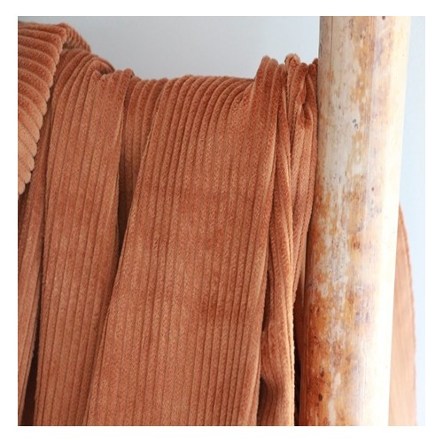 Velours grosses côtes caramel Velours grosses côtes caramel