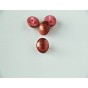 Bouton boule à paillettes cuivrées