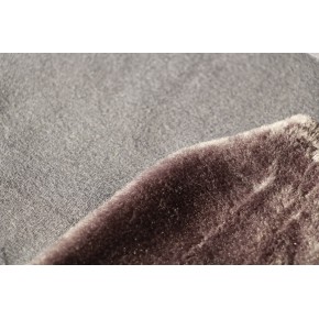 Molleton gris anthracite envers douillette