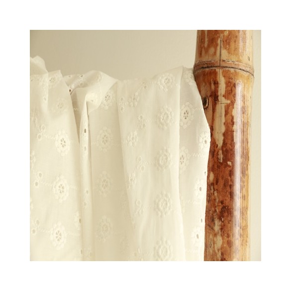 broderie anglaise Jeanne écru