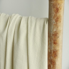 tissu lin et viscose écru