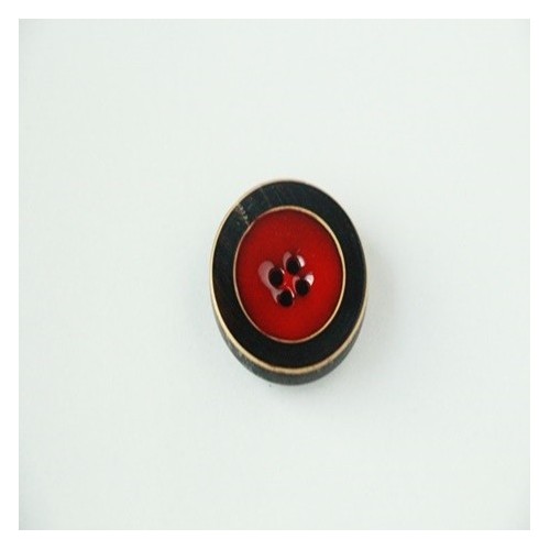 BOUTON BRIGITTE BORDEAUX 25 MM BOUTON BRIGITTE BORDEAUX 25 MM