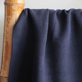 lin et viscose bleu marine