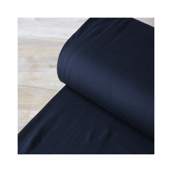 jersey coton bio noir