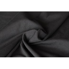 Tissu jersey biologique noir