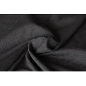 Tissu Jersey de coton bio noir