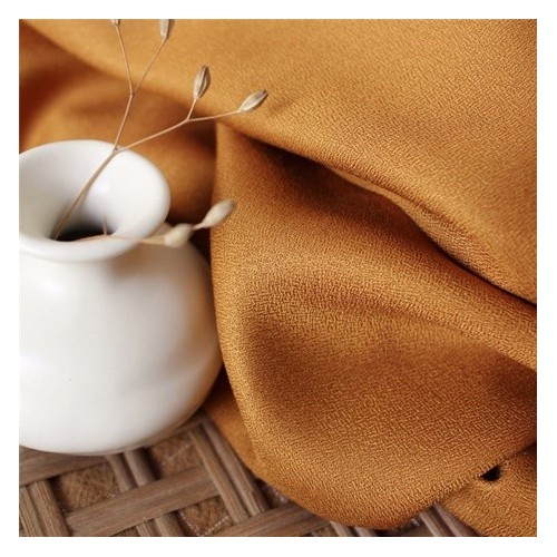 crepe de viscose atelier brunette ocre crepe de viscose atelier brunette ocre
