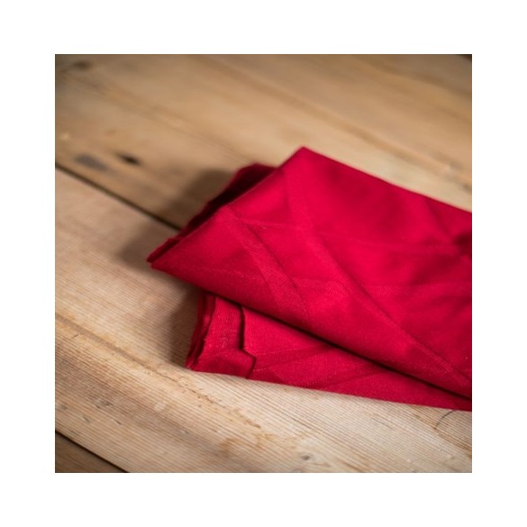 jersey wave jacquard bio berry red