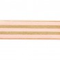 Elastique rose lurex or - 30 mm