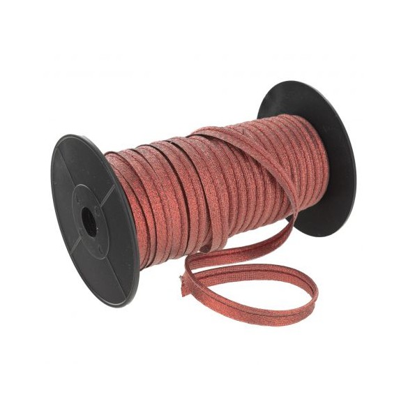 Passepoil lurex rouge