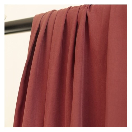 tissu tencel lyocell brique